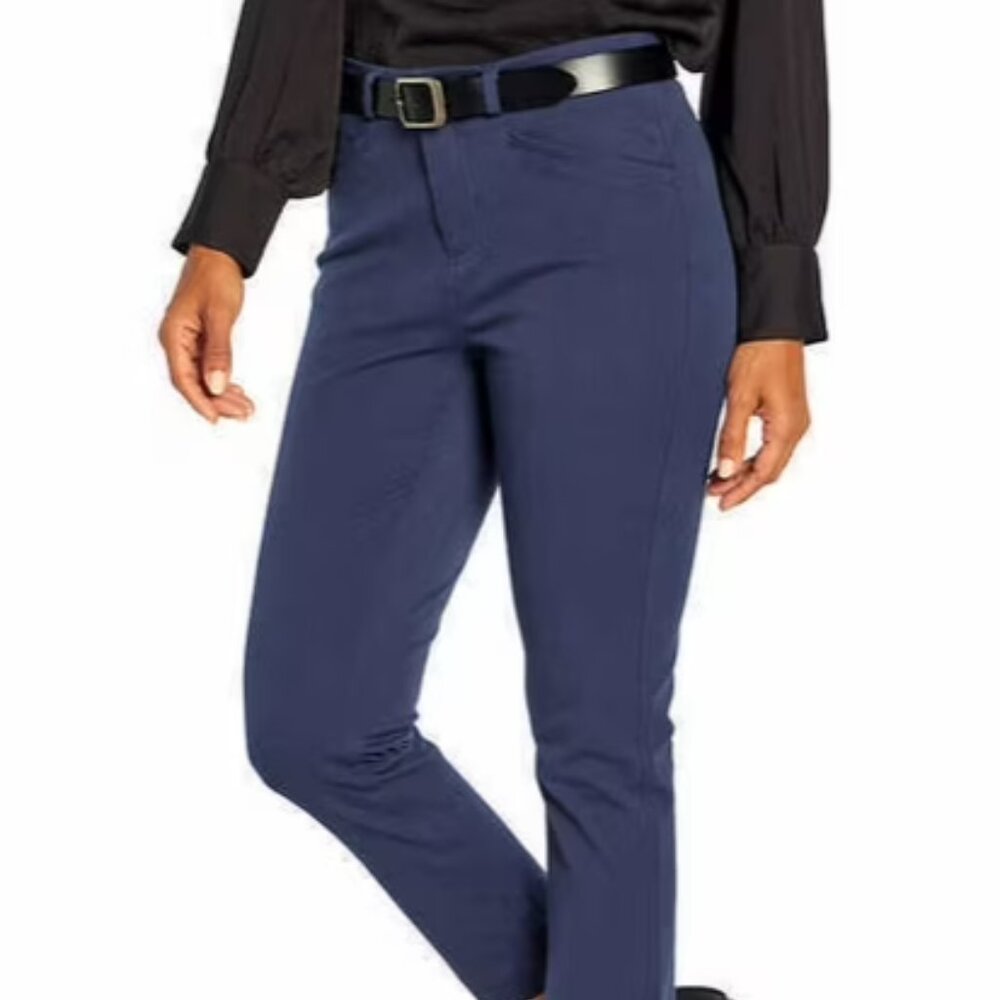 Banana Republic Slim-Straight Capri Pants | Navy | NWT